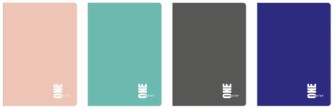 Zeszyt One Color A5 60k. 70g krata [mm:] 148x210 Interdruk (ZE60#OC)