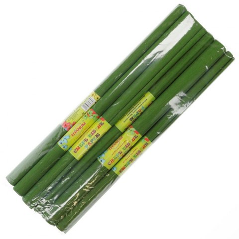 Bibuła marszczona marszczona 25 oliwkowa 500mm x 2000mm Fun&Joy