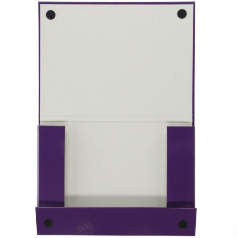 Teczka z szerokim grzbietem na rzep A4 fioletowy VauPe (323/04)