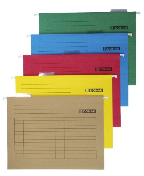 Teczka zawieszkowa A4 pomarańczowy karton 230g Donau (7410905-12)