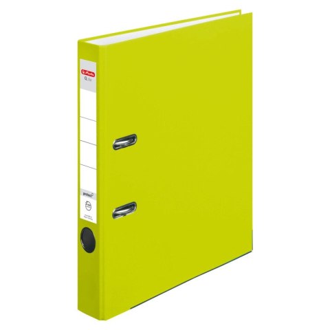 Segregator dźwigniowy Q. file Standard 50022496 A4 50mm zielony Herlitz (300005282)