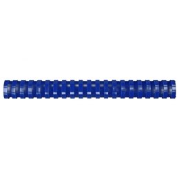 Grzbiety do bindowania A4 niebieski plastik śr. 32mm Titanum