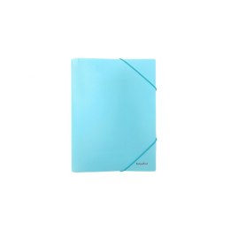 Teczka plastikowa na gumkę A4 niebieski Biurfol (TGP-A4-02)