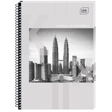 Kołozeszyt (kołonotatnik) A5 160k. 70g krata Interdruk (KOŁOZA5160M)