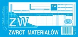 Druk samokopiujący ZW zwrot materiałów 1/3 A4 80k. Michalczyk i Prokop (353-8)