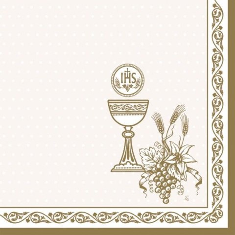 Serwetki komunia mix bibuła [mm:] 330x330 Pol-mak (SL ko)