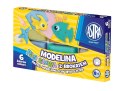 Modelina Astra 6 kol. pastelowa-brokatowa mix (304118001)