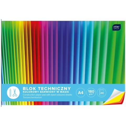 Blok techniczny Interdruk A4 180g 20k (BLTKA4LUX)