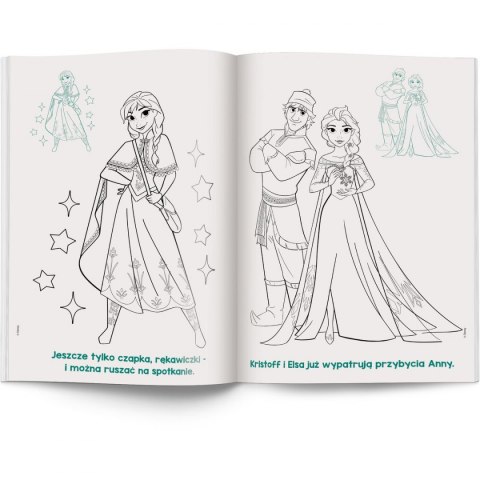 Książka dla dzieci Kraina lodu. Kolorowanka z Naklejkami Ameet
