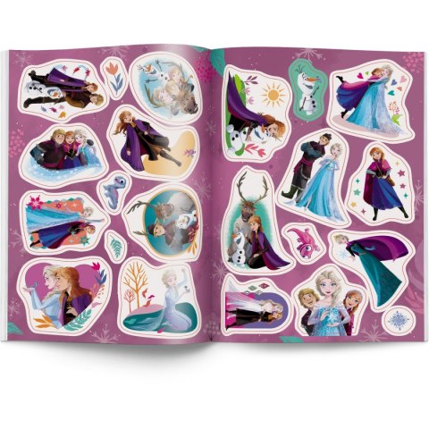 Książka dla dzieci Kraina lodu. Kolorowanka z Naklejkami Ameet