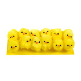 Ozdoba wielkanocna kurczaczki 12szt. Arpex (YX9654)
