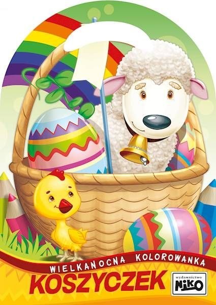Książeczka edukacyjna Wielkanocna kolorowanka. Koszyczek Niko