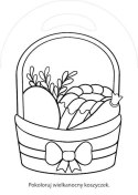 Książeczka edukacyjna Wielkanocna kolorowanka. Koszyczek Niko
