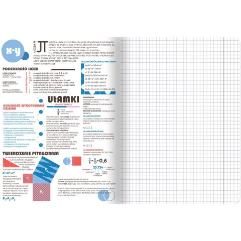 Zeszyt matematyka A5 60k. 70g kratka TOP-2000 (400169455)