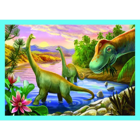 Puzzle Dinozaury 4w1 4w1 el. Trefl (34609)