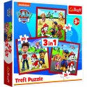 Puzzle Paw Patrol Wesołe pieski 100 el. Trefl (34867)