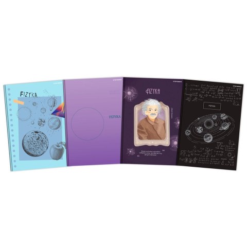 Brulion tematyczny fizyka A5 80k. 70g krata Top 2000 (400168955)