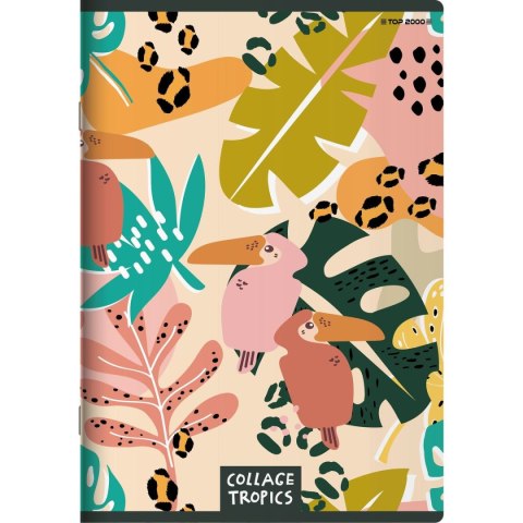 Zeszyt COLLAGE TROPICS A5 96k. 70g linia Top 2000 (400157940)