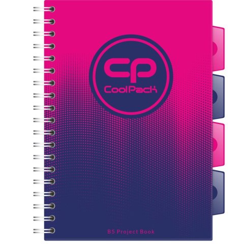 Kołozeszyt (kołonotatnik) CoolPack gradient B5 200k. krata Patio (04774CP)