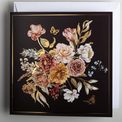 Kartka składana kw złovony [mm:] 155x155 Art Nuvo (5902973350944)