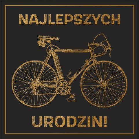 Kartka składana urodzinowy C6 Art Nuvo (5902973359565)