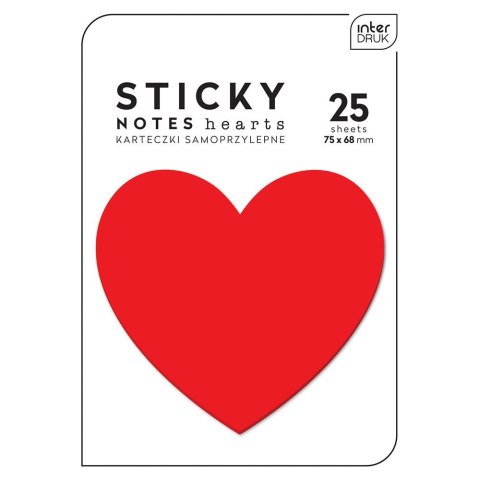 Zakładki indeksujące HEARTS 75X68 [mm:] 76x68 Interdruk (5902277327154)