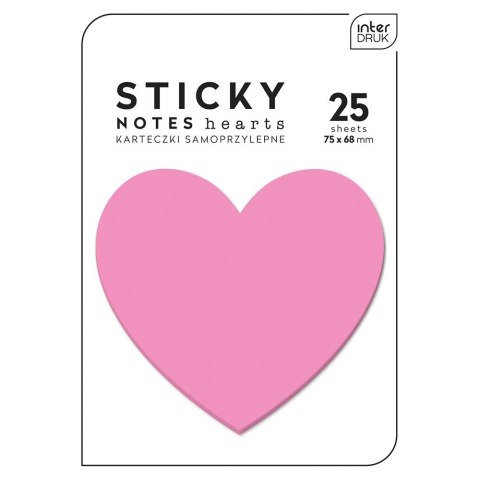 Zakładki indeksujące HEARTS 75X68 [mm:] 76x68 Interdruk (5902277327154)