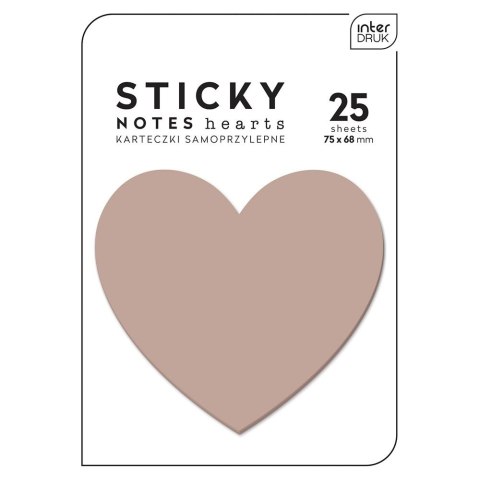 Zakładki indeksujące HEARTS 75X68 [mm:] 76x68 Interdruk (5902277327154)