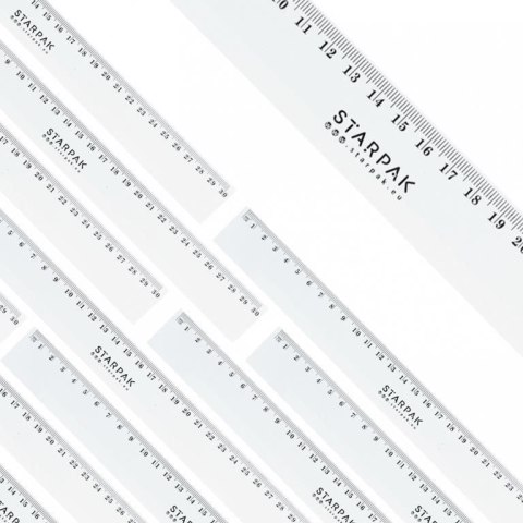 Linijka plastikowa 30cm Starpak (472867)