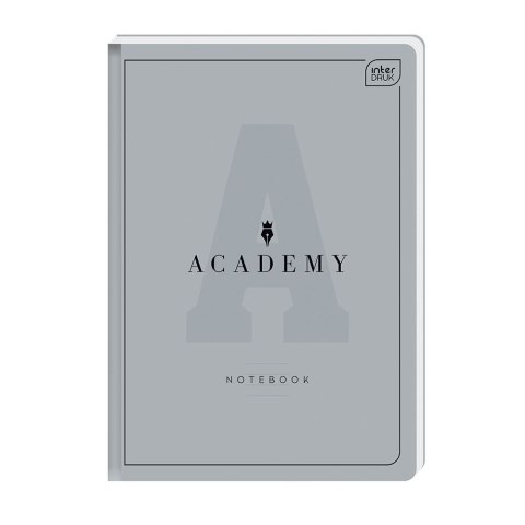 Brulion ACADEMY A4/96 = A4 96k. 90g linia Interdruk (BRA4=ACADE)