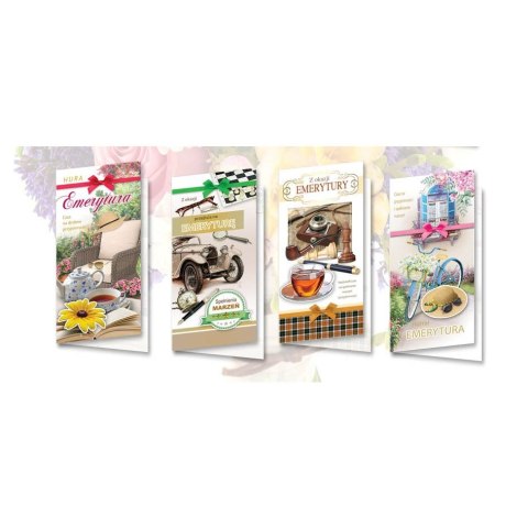 Kartka składana Lux urodziny [mm:] 230x120 Top Graphic (DLXO)