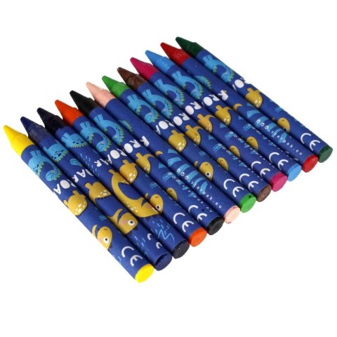 Kredki świecowe Dino 12 kol. Starpak (512004)