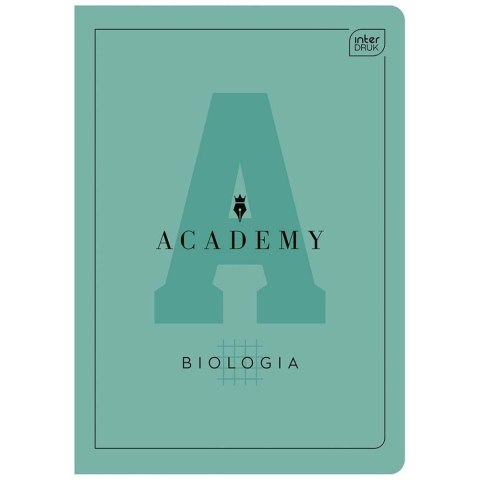 Zeszyt tematyczny ACADEMY A5 60k. 90g krata Interdruk (ZE60#BIOACA)