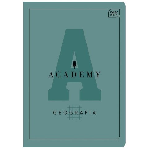 Zeszyt tematyczny ACADEMY A5 60k. 90g krata Interdruk (ZE60#GEOACA)