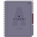 Kołozeszyt (kołonotatnik) ACADEMY A4 100 # PP A4 100k. 90g krata Interdruk (z przekładkami)