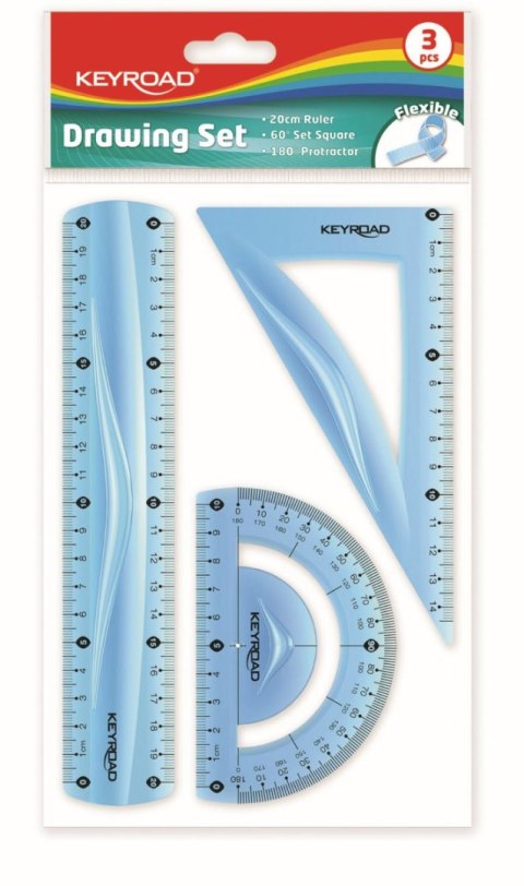 Komplet geometryczny Keyroad elastyczny 3 el. (KR970858)