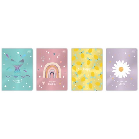 Zeszyt A4 Metalic A5 32# 32k. 70g krata (5902277326744)