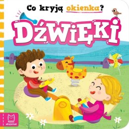 Książeczka edukacyjna Aksjomat Co kryją okienka? Dźwięki