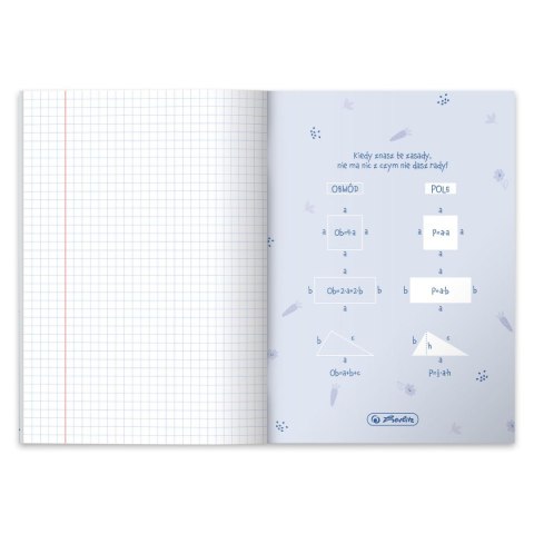 Zeszyt Pastel Cute A5 32k. krata Herlitz (9553934)