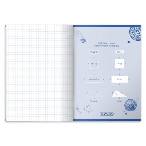 Zeszyt The Hero A5 16k. 70g krata Herlitz (9554064)