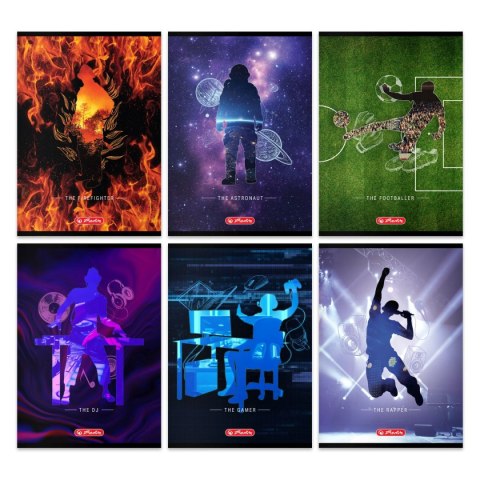 Zeszyt The Hero A5 16k. 70g krata Herlitz (9554064)