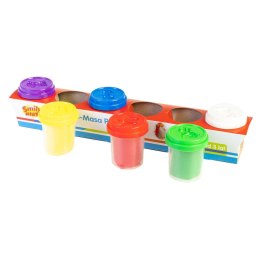 Plastelina Smily Play 6 kol. 6 tub ciasto-masa mix 56g (SP83350)