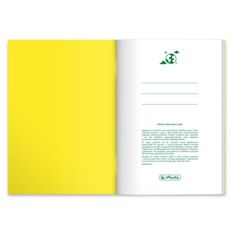 Zeszyt Colors Eco PP 9552019 A5 60k. 70g linia Herlitz (400198108)