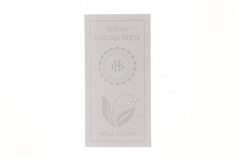 Kartka składana DL komunia dl Pol-mak (lux)