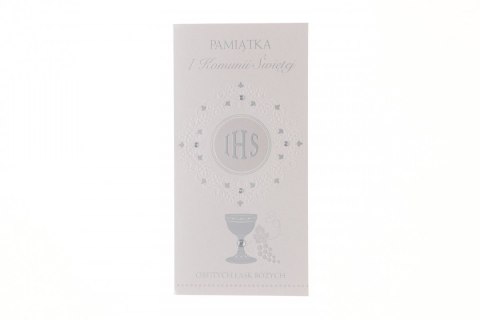 Kartka składana DL komunia dl Pol-mak (lux)