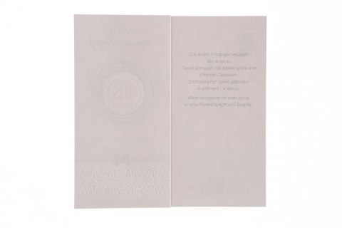 Kartka składana DL komunia dl Pol-mak (lux)