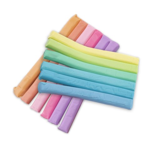 Plastelina 24 kol. Pastelowa mix 200g Kidea (PP24KA)