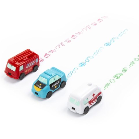 Zestaw pieczątek POJAZDY ALARMOWE Kidea (SPA3KA)