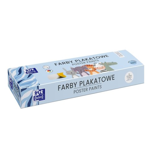 Farby plakatowe Oxford Kids kolor: mix 20ml 12 kolor. (400174836)