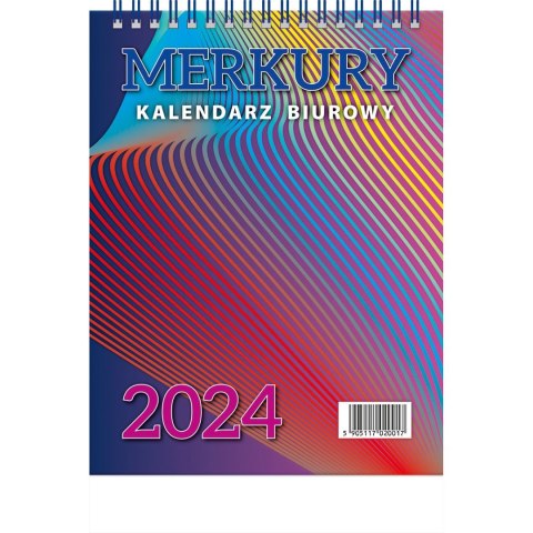Kalendarz biurkowy MERKURY 152mm x 225mm Wydawnictwo Telegraph